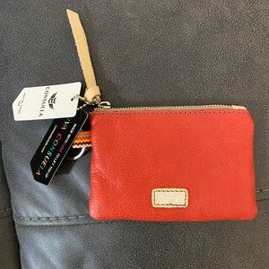 Consuela Valentina Leather Pouch Red